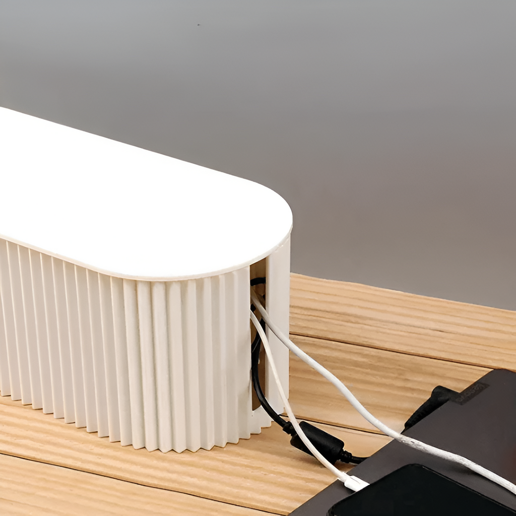 Avtoit | Elegant Cable Organiser Box – Minimalist Cable Storage in Soft Macaron Colours
