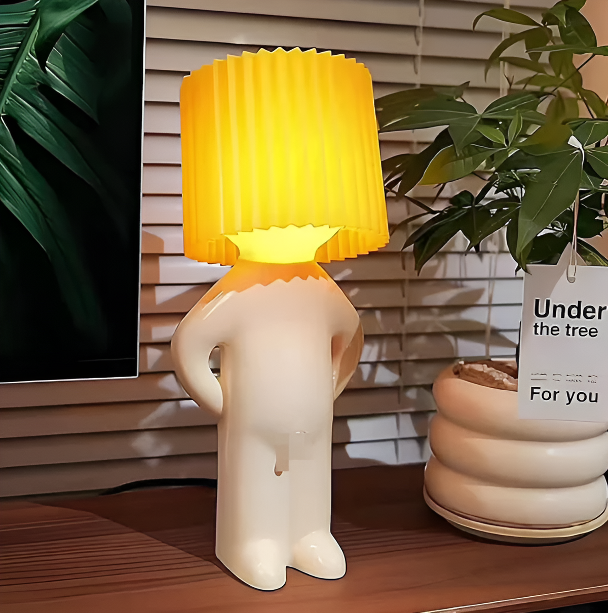 Avtoit | Lil'Lad table lamp | Creative LED night light in Shy Boy design