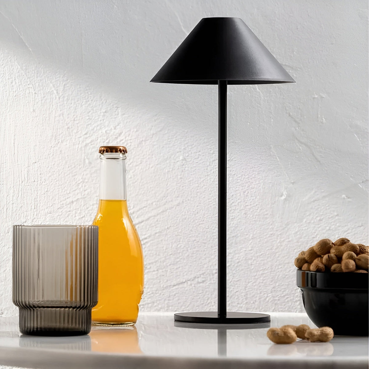 Avtoit | LumiLuxe - Dimmable Nordic Cone LED Table Lamp with Touch Control