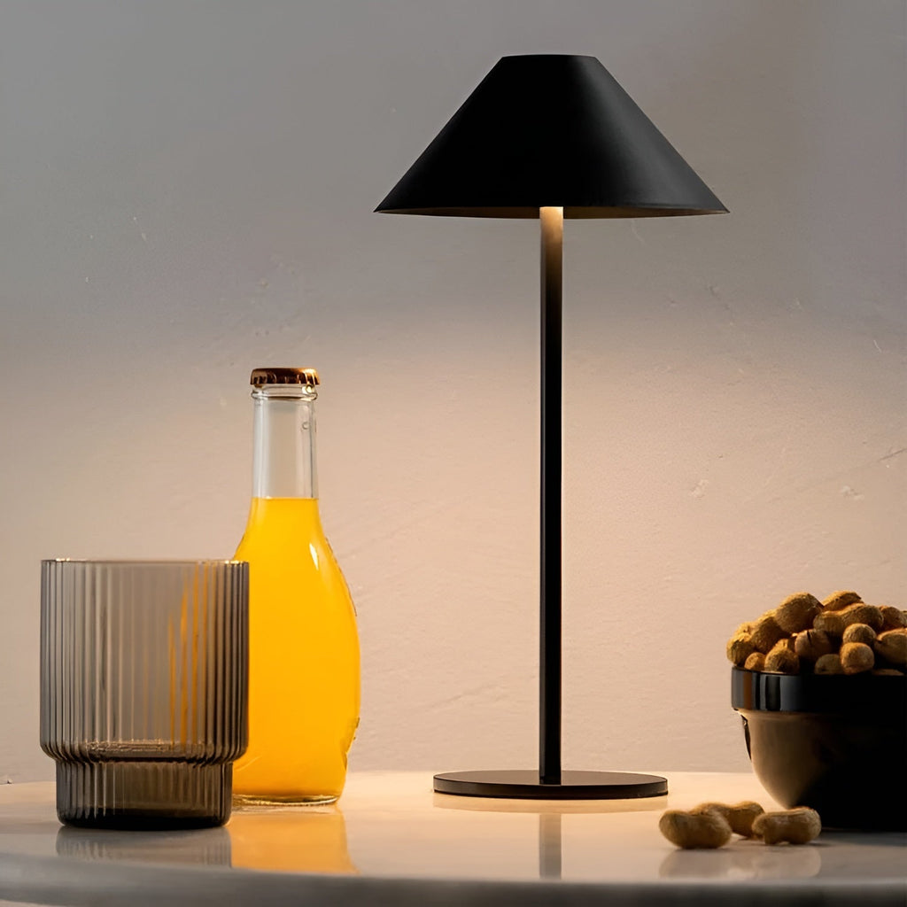 Avtoit | LumiLuxe - Dimmable Nordic Cone LED Table Lamp with Touch Control