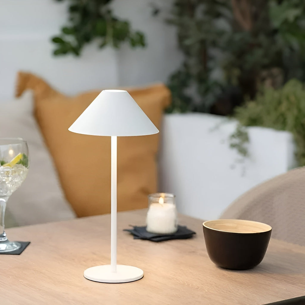 Avtoit | LumiLuxe - Dimmable Nordic Cone LED Table Lamp with Touch Control