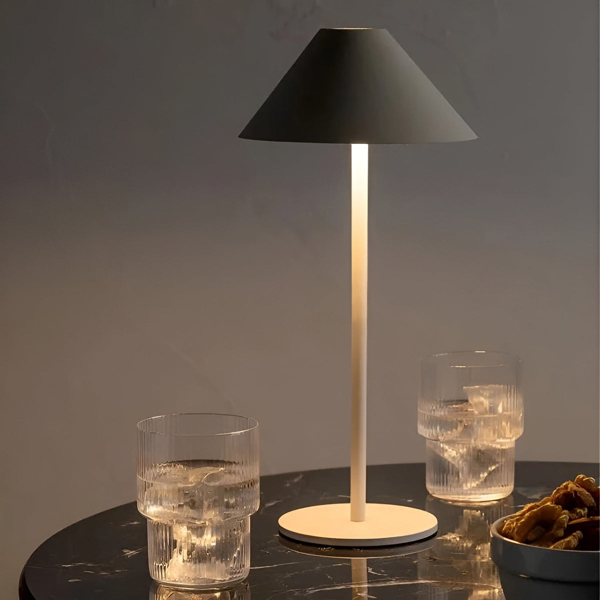 Avtoit | LumiLuxe - Dimmable Nordic Cone LED Table Lamp with Touch Control