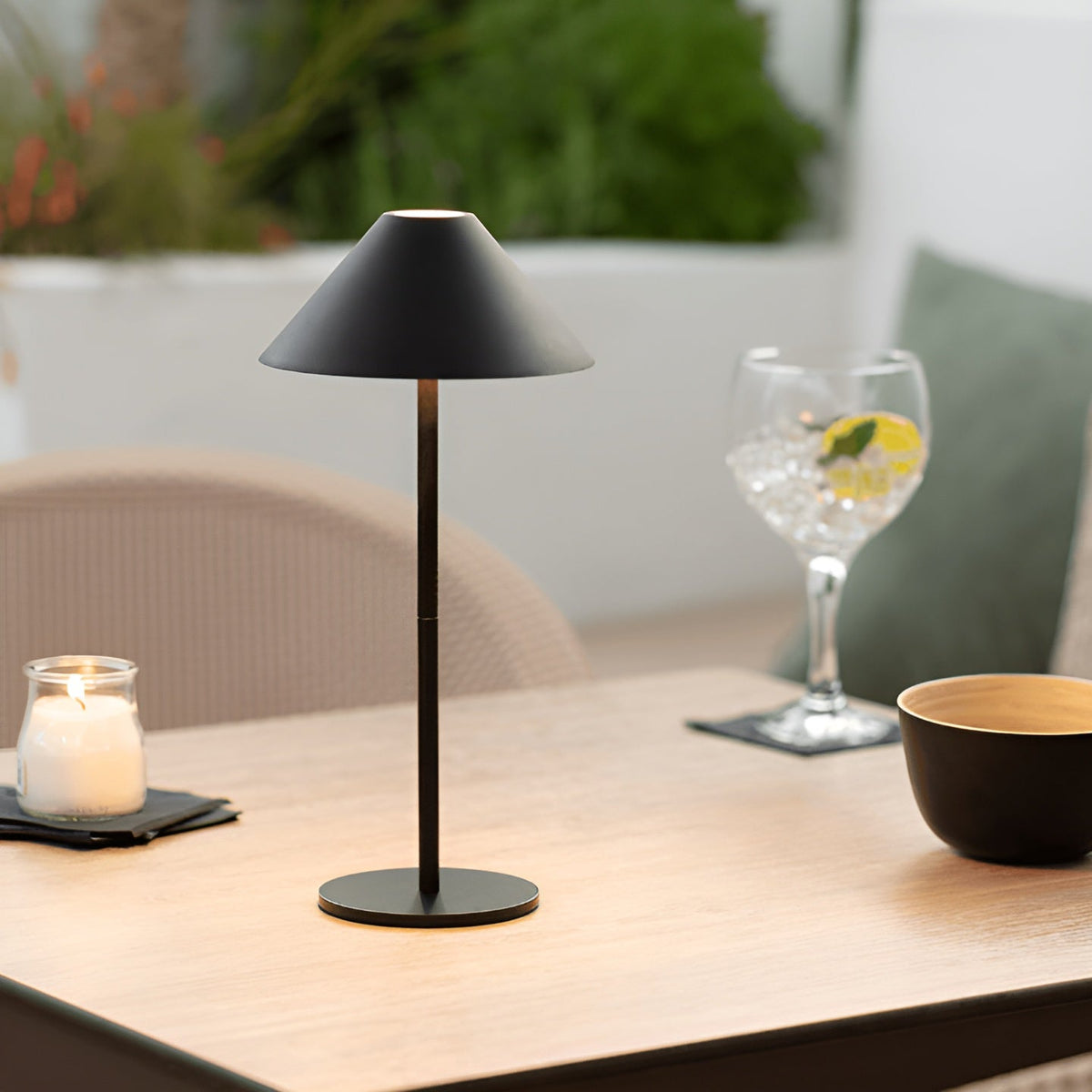 Avtoit | LumiLuxe - Dimmable Nordic Cone LED Table Lamp with Touch Control