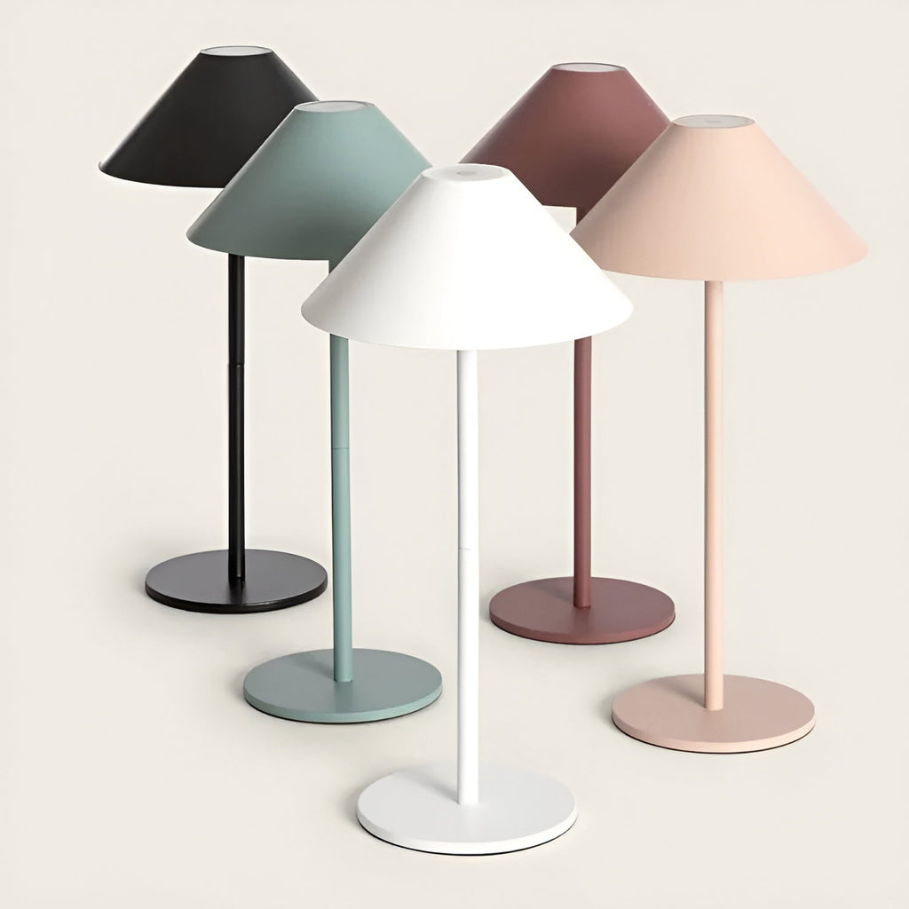 Avtoit | LumiLuxe - Dimmable Nordic Cone LED Table Lamp with Touch Control
