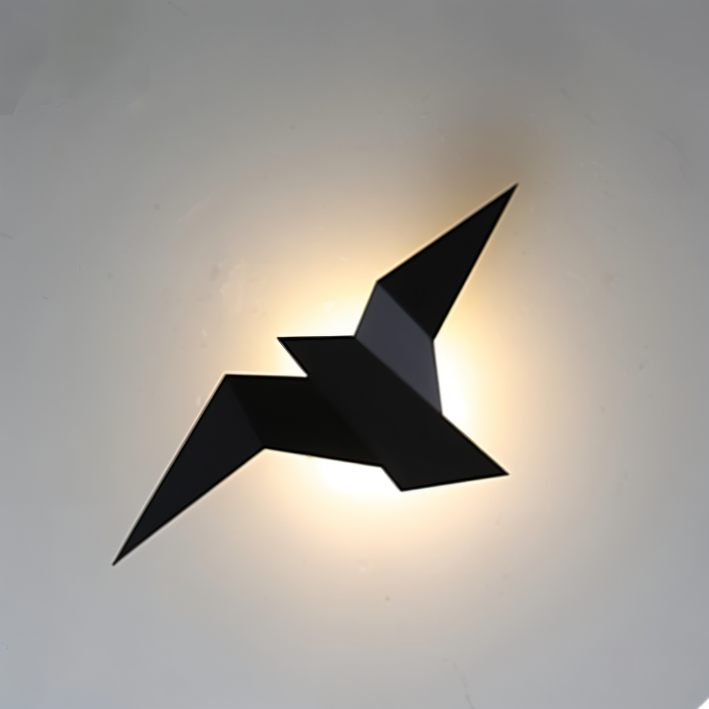 Avtoit | OriTori Wall Light - Geometric Origami Bird Wall Light - Japanese Style Wall Light Design