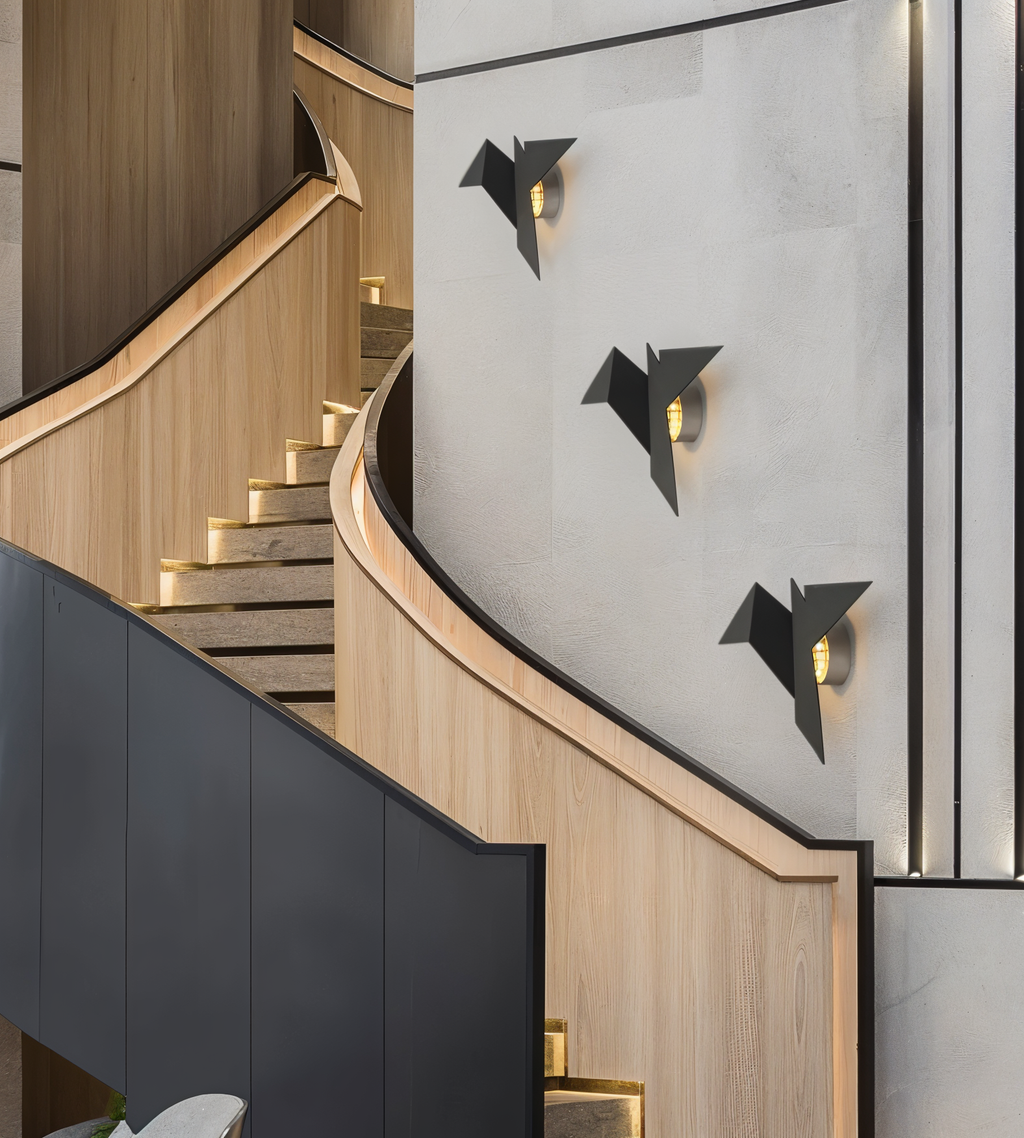 Avtoit | OriTori Wall Light - Geometric Origami Bird Wall Light - Japanese Style Wall Light Design