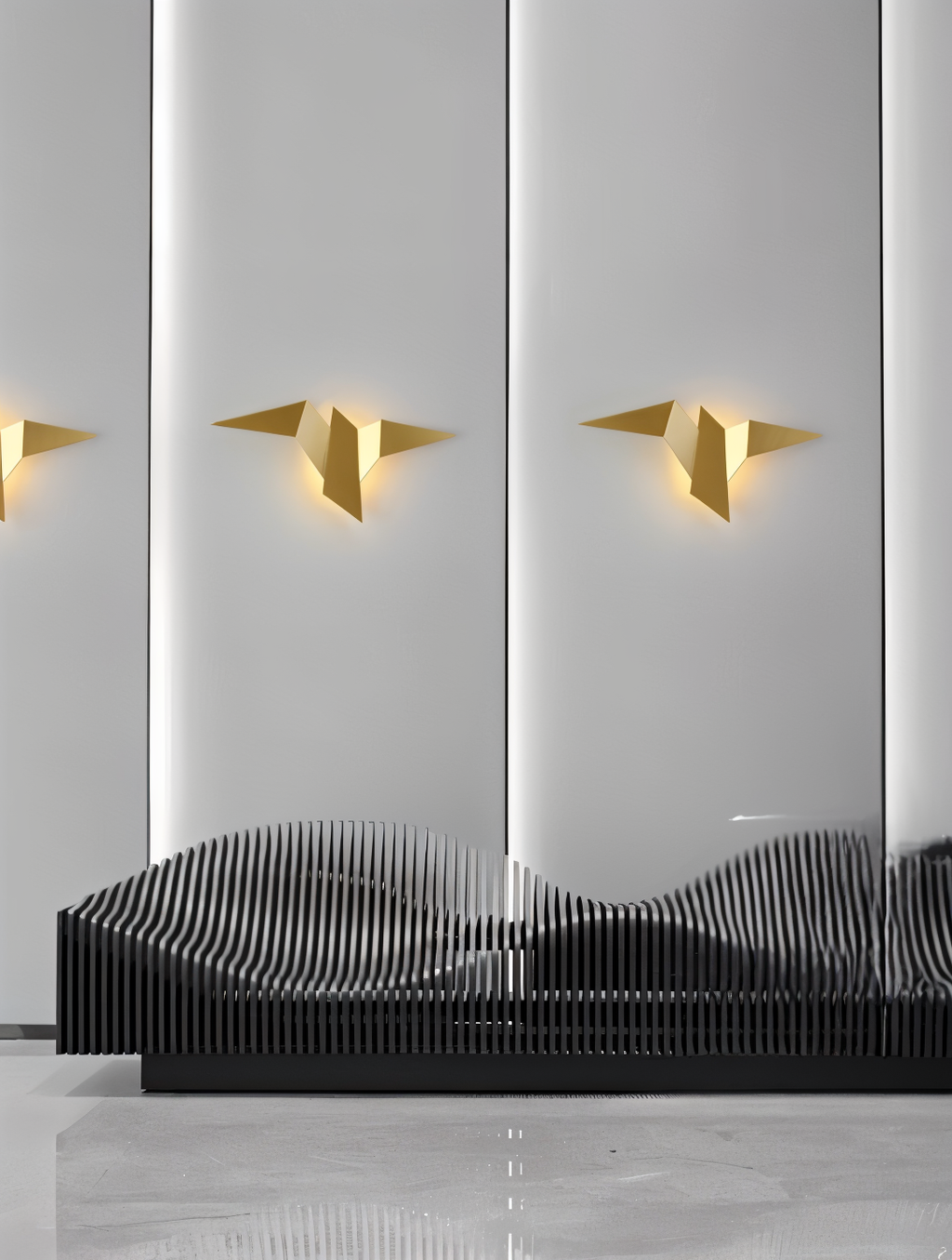 Avtoit | OriTori Wall Light - Geometric Origami Bird Wall Light - Japanese Style Wall Light Design
