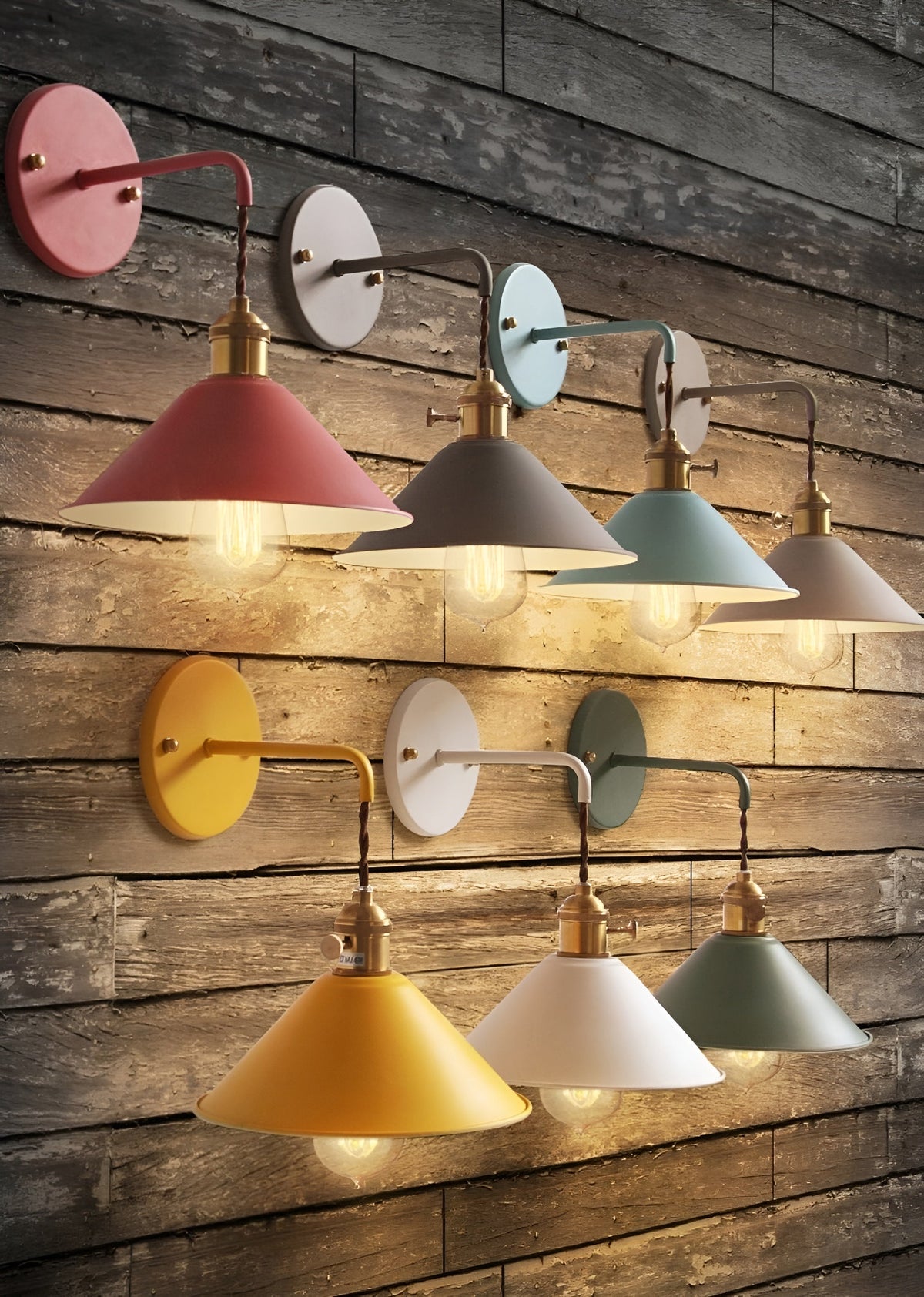 Avtoit | Retro Vintage Wall Lamp - Vintage-inspired Cone Metal Wall Lamp