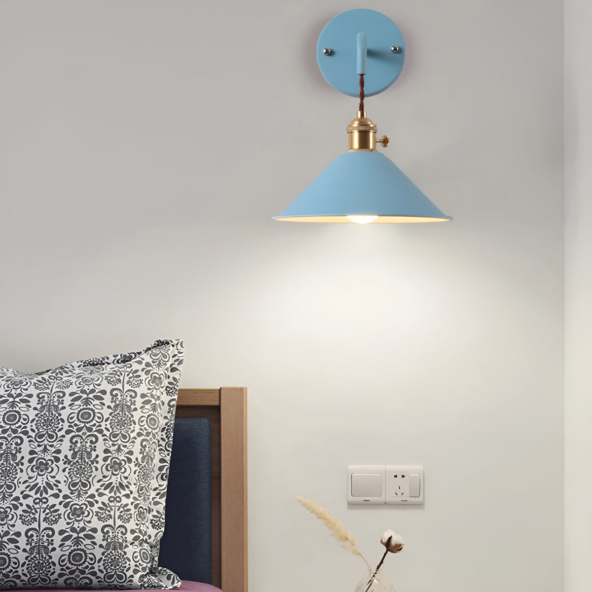 Avtoit | Retro Vintage Wall Lamp - Vintage-inspired Cone Metal Wall Lamp