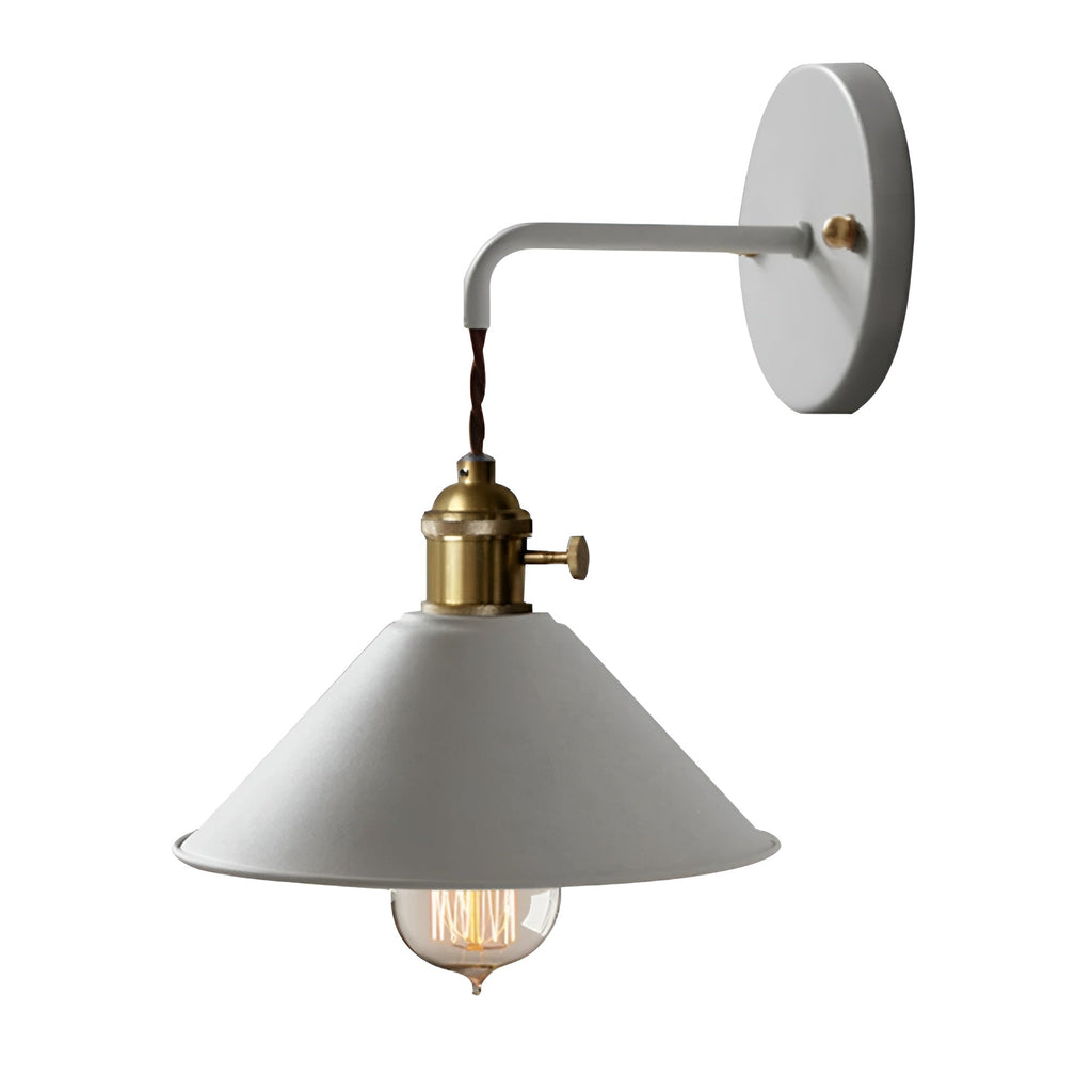 Avtoit | Retro Vintage Wall Lamp - Vintage-inspired Cone Metal Wall Lamp