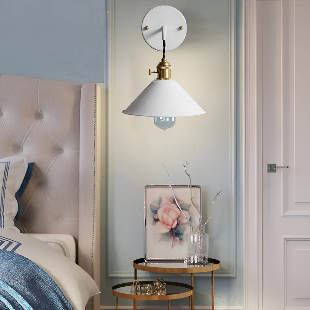 Avtoit | Retro Vintage Wall Lamp - Vintage-inspired Cone Metal Wall Lamp