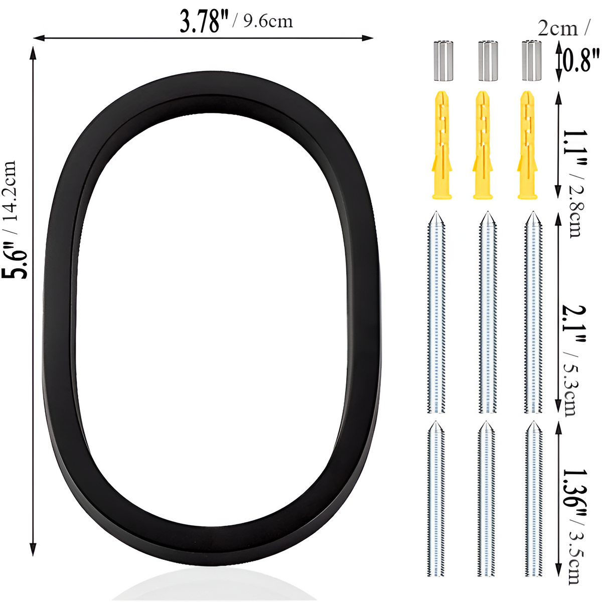 Avtoit | Black Full House Number - House Number Modern - House Number Sign