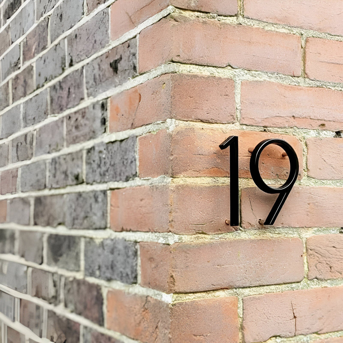Avtoit | Black Full House Number - House Number Modern - House Number Sign