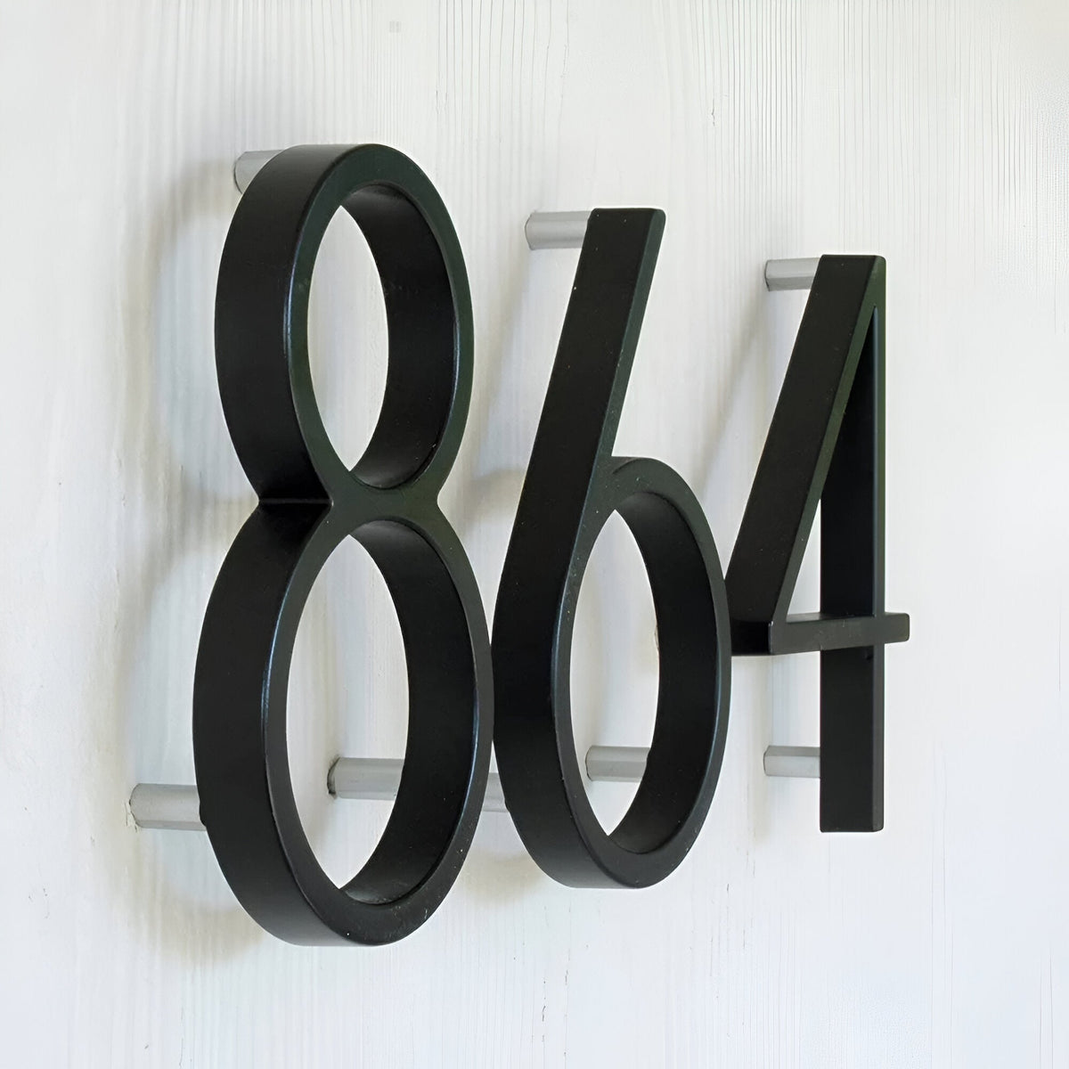 Avtoit | Black Full House Number - House Number Modern - House Number Sign