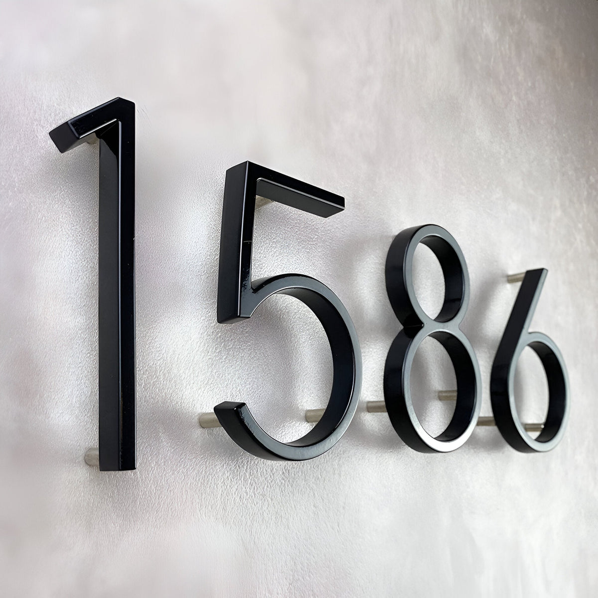 Avtoit | Black Full House Number - House Number Modern - House Number Sign