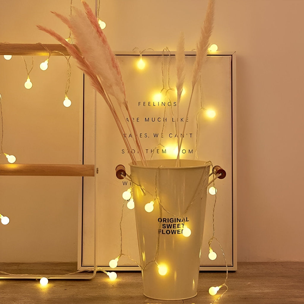 Avtoit | Sparkle String Lights - Decorative Ball, Flower, Star, Snowflake LED String Lights