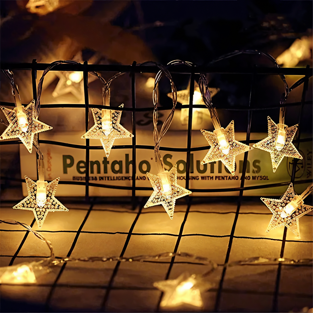 Avtoit | Sparkle String Lights - Decorative Ball, Flower, Star, Snowflake LED String Lights