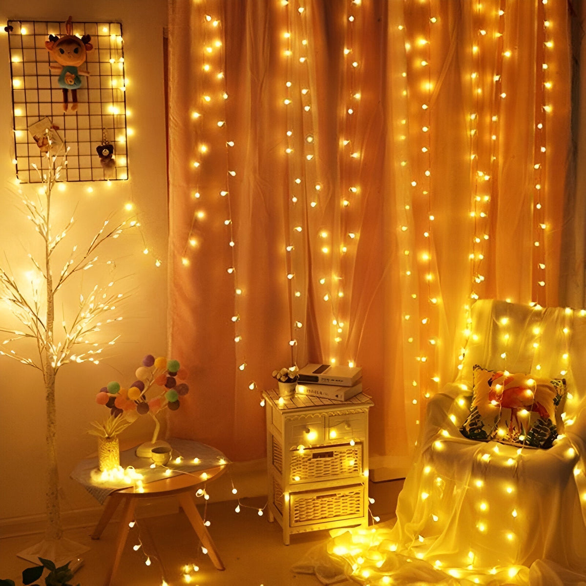 Avtoit | Sparkle String Lights - Decorative Ball, Flower, Star, Snowflake LED String Lights