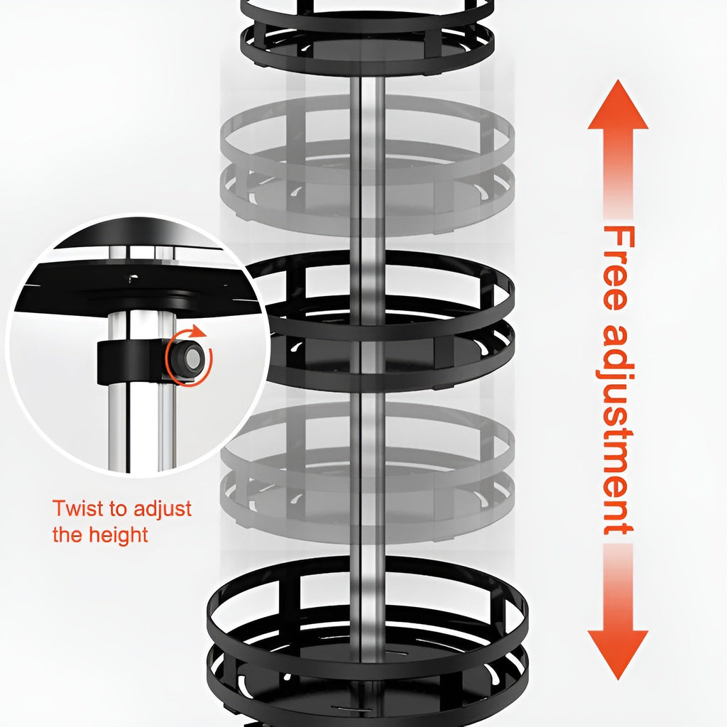 Avtoit | Spice Rack - 360° Rotatable Multi-Functional Shelf for the Kitchen - Organize with Ease!