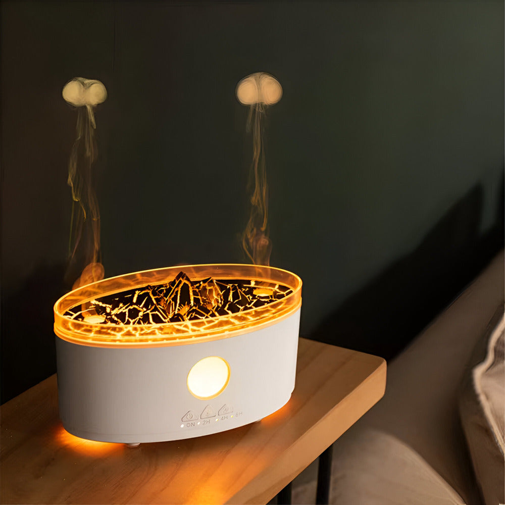 Avtoit | Aroma Diffuser with Volcano Flame Effect – Ultrasonic Room Fragrance Diffuser