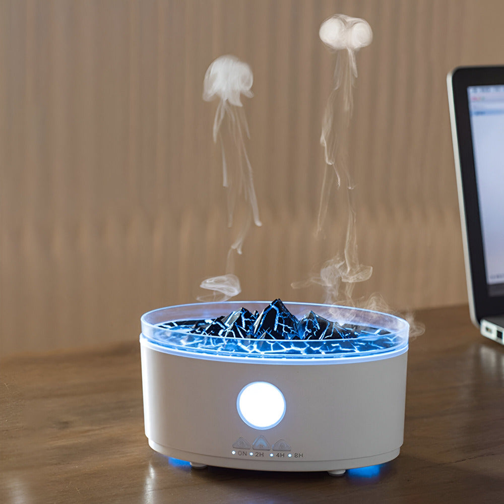 Avtoit | Aroma Diffuser with Volcano Flame Effect – Ultrasonic Room Fragrance Diffuser