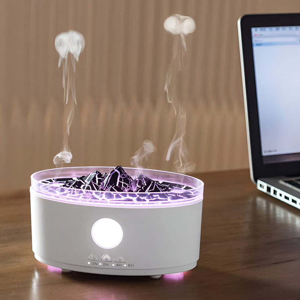 Avtoit | Aroma Diffuser with Volcano Flame Effect – Ultrasonic Room Fragrance Diffuser