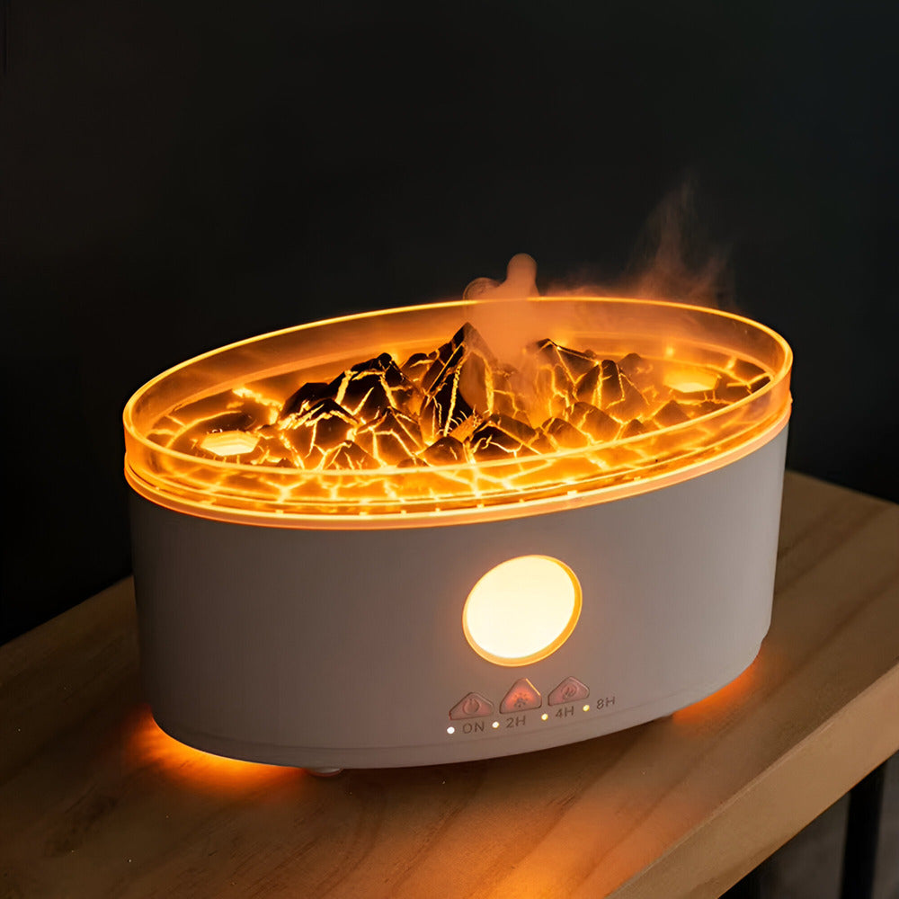 Avtoit | Aroma Diffuser with Volcano Flame Effect – Ultrasonic Room Fragrance Diffuser