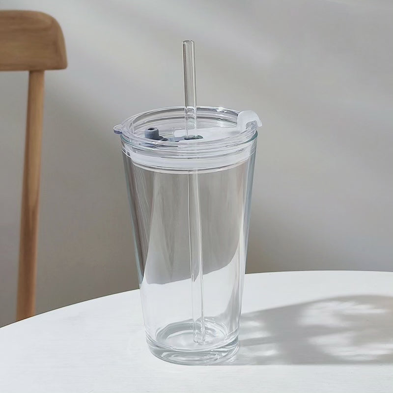 Avtoit | Round Transparent Borosilicate Drinking Tumbler