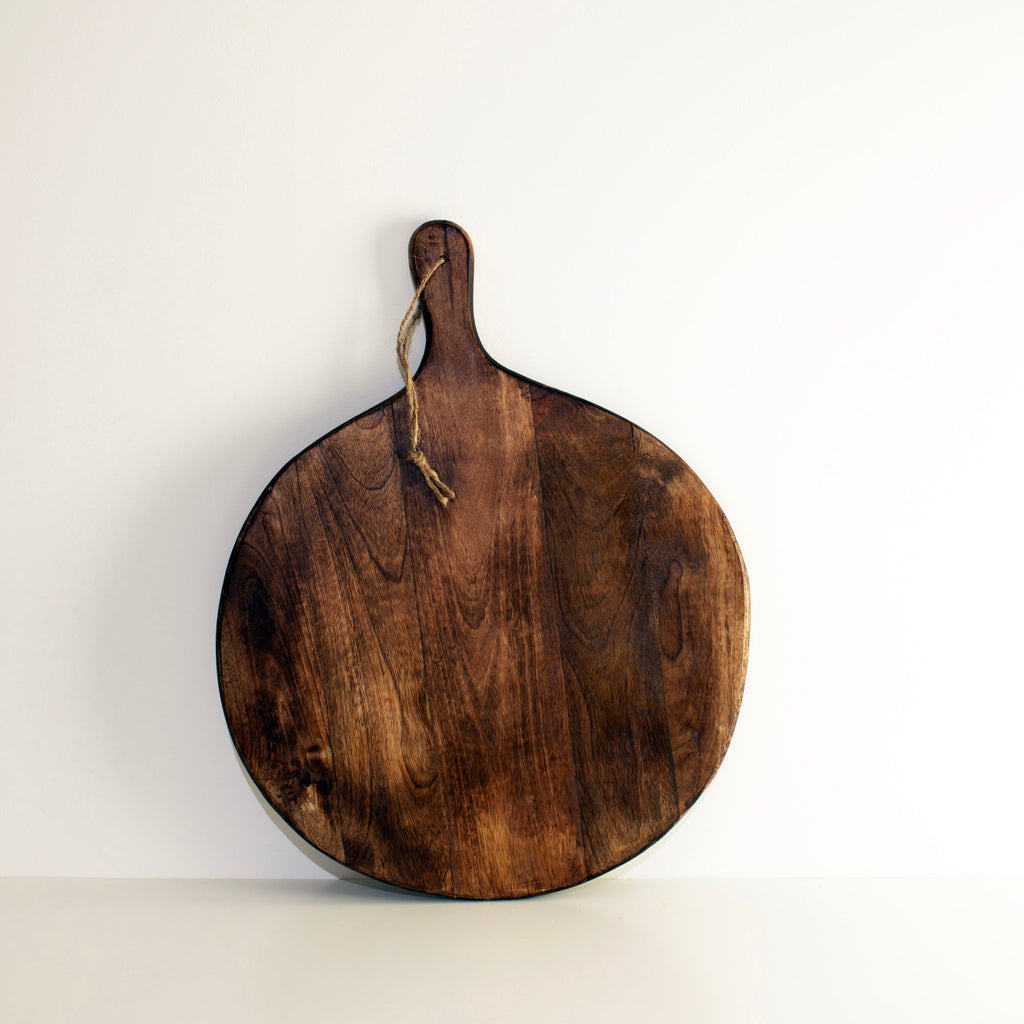 Avtoit | Irregular Round Dark Brown Chopping Boards