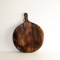 Avtoit | Irregular Round Dark Brown Chopping Boards