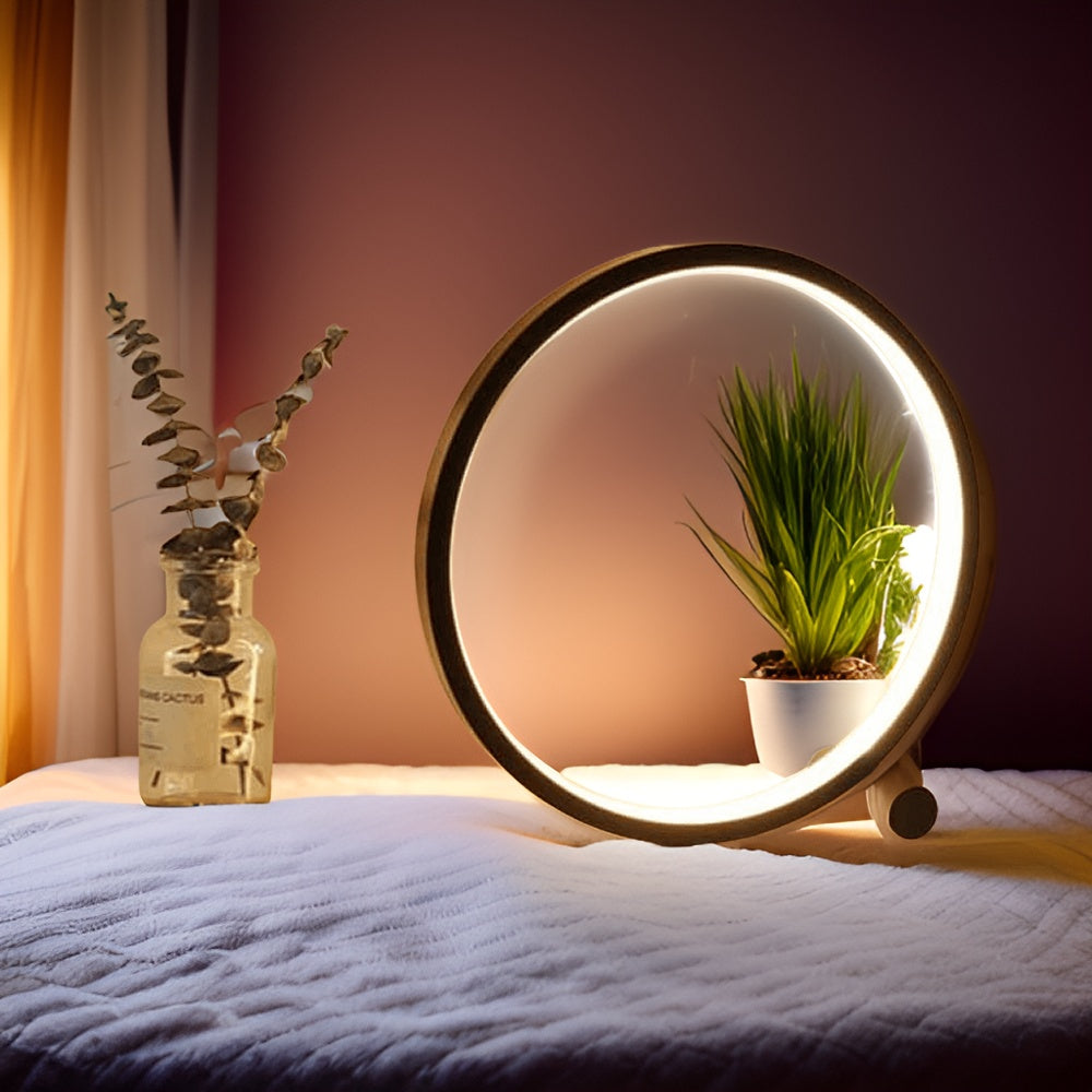 Avtoit | LED Minimalist Dimmable Round Table Lamp - RumiLight