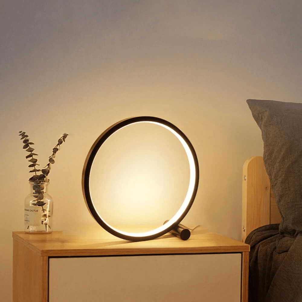 Avtoit | LED Minimalist Dimmable Round Table Lamp - RumiLight