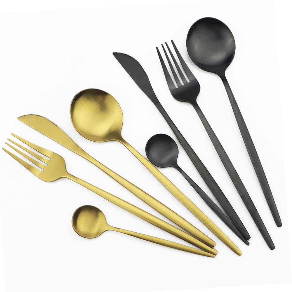 Avtoit | Torin 36-Piece Minimalist Cutlery Set – Premium Stainless Steel Flatware with Matte Finish