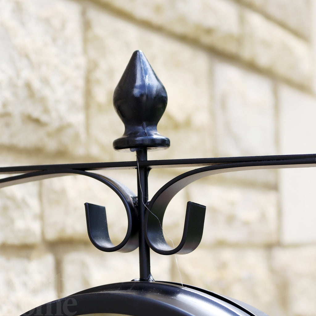Avtoit | Black Double Sided Railway Outdoor Clock