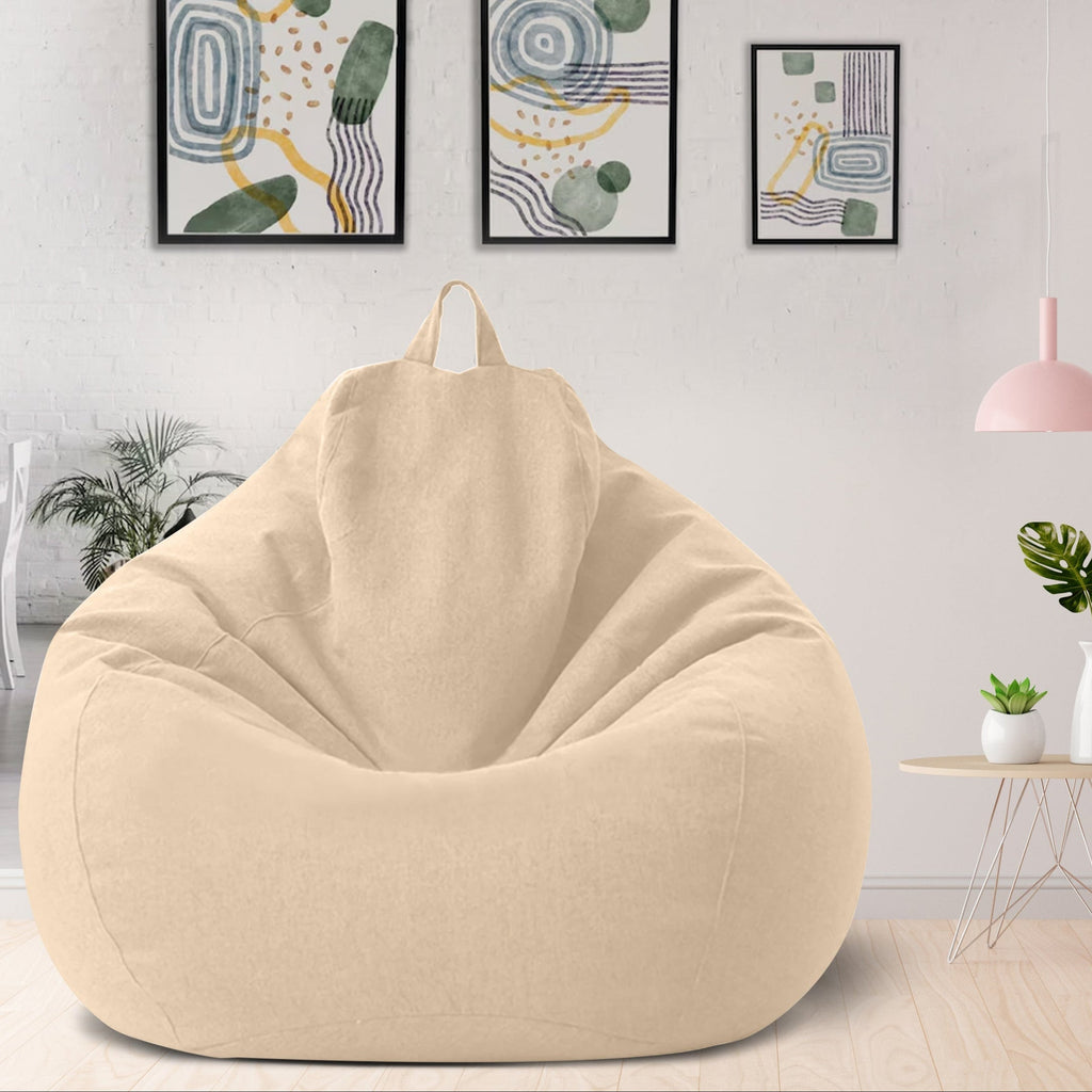 Avtoit | Luxury Linen Bean Bag – Ergonomic & Stylish Comfort Seating