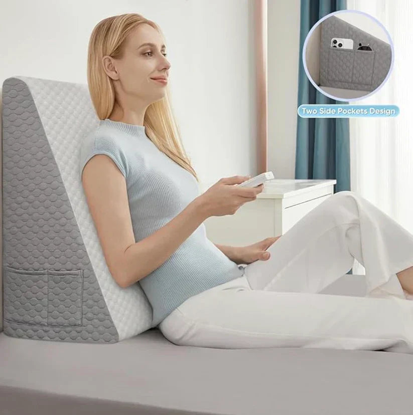 Avtoit | Wedge Pillow for Sleep Apnea | Elevates Head, Reduces Snoring & Acid Reflux for Restful Sleep
