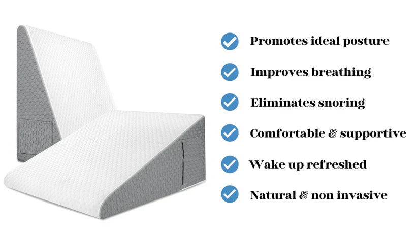 Avtoit | Wedge Pillow for Sleep Apnea | Elevates Head, Reduces Snoring & Acid Reflux for Restful Sleep