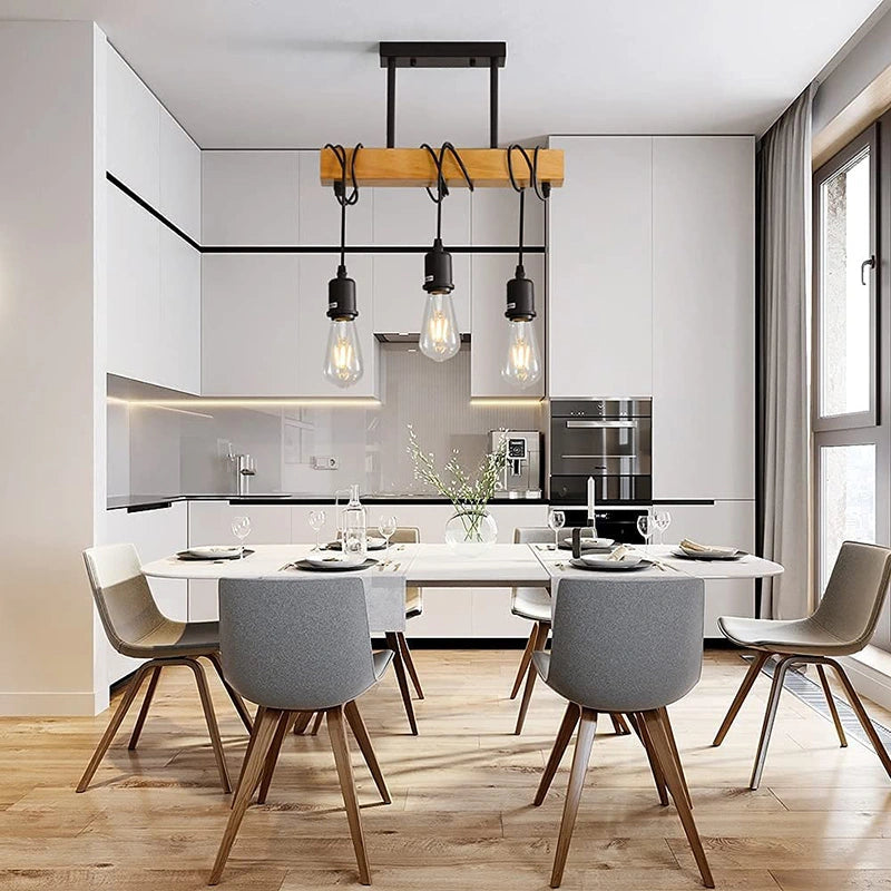 Avtoit | Industrial Pendant Light Black | Adjustable Hanging Lamp