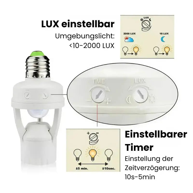 Avtoit | Intelligent motion sensor with adjustable time and light