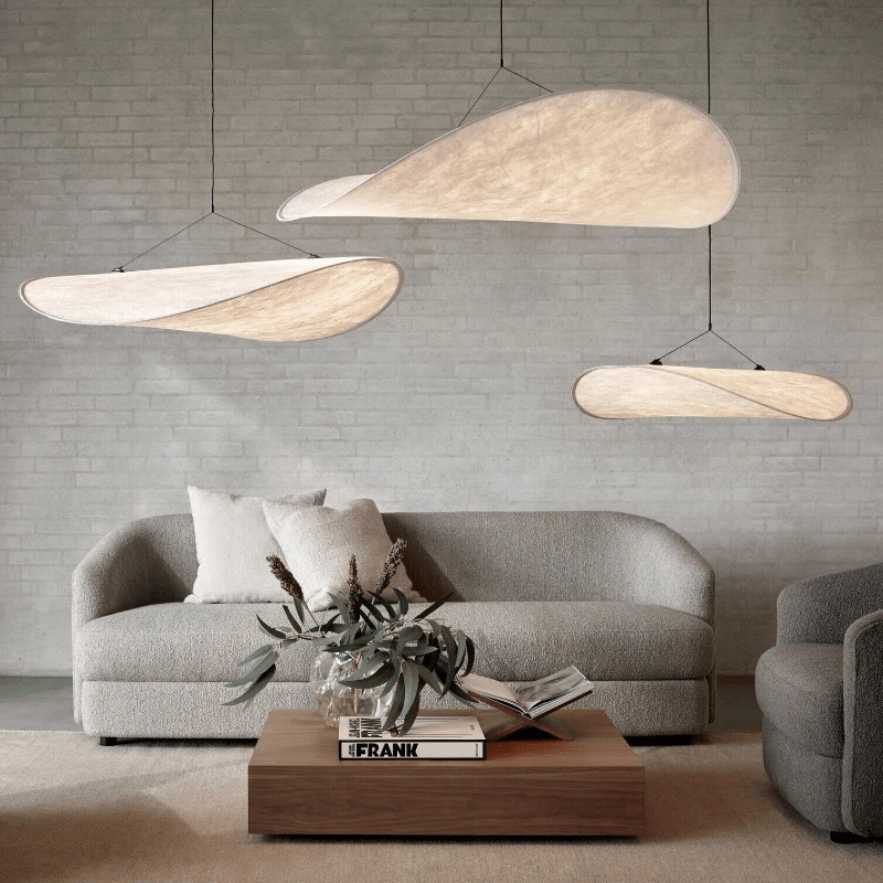 Avtoit | Japandi Hanging Light | Elegant Oval Pendant Light made of Metal