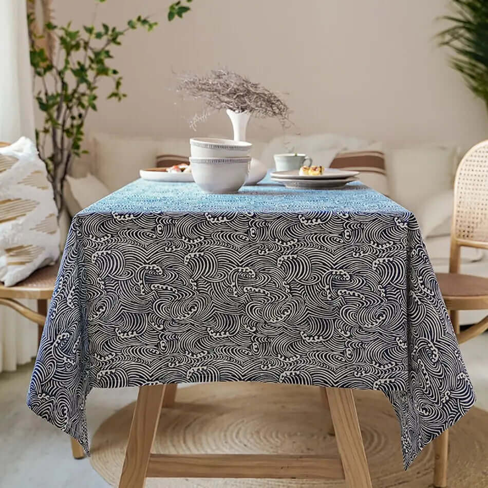 Avtoit | Japanese Style Linen Tablecloth