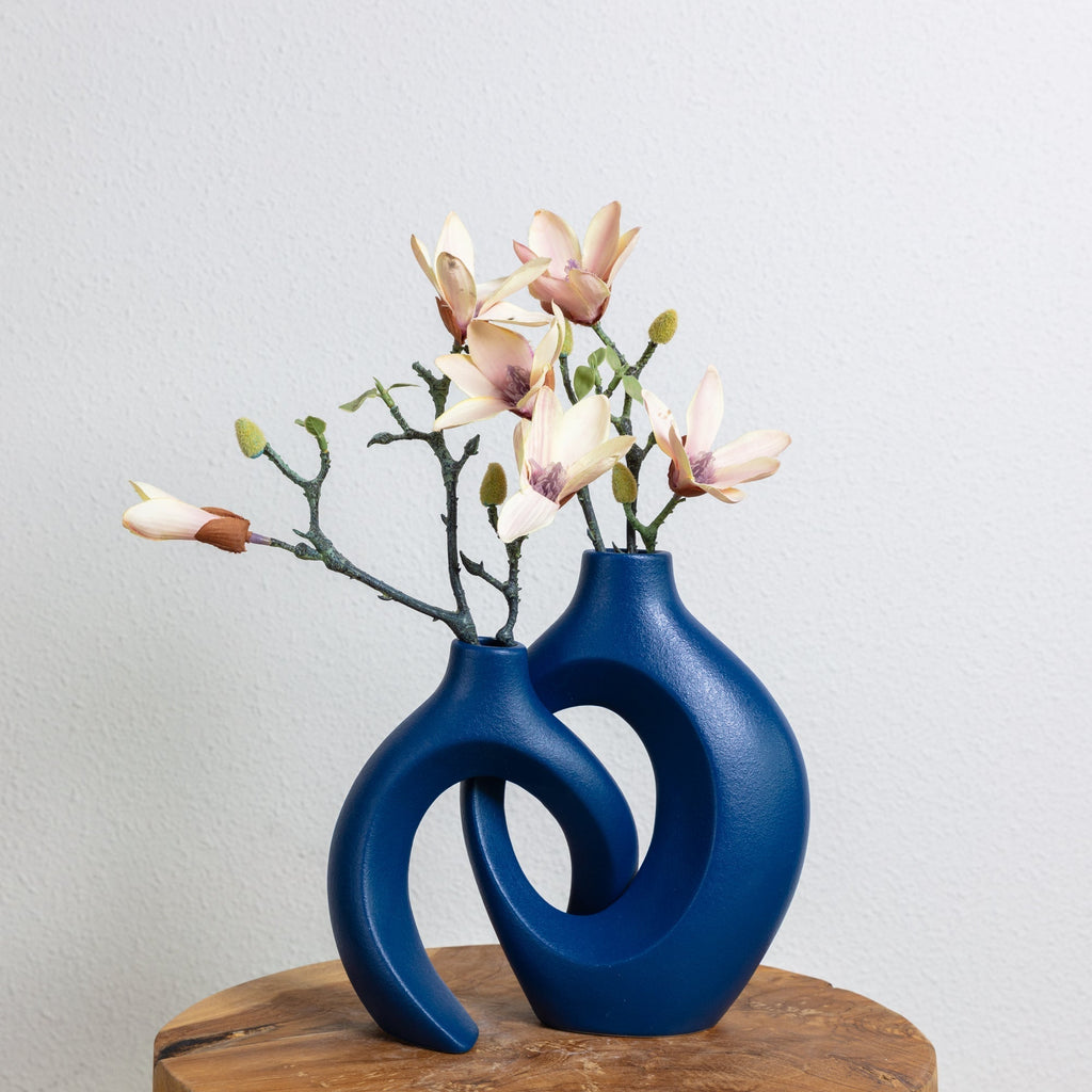 Avtoit | Gleora Intertwined Ceramic Flower Vase – Elegant Decorative Centrepiece for Modern & Classic Interiors