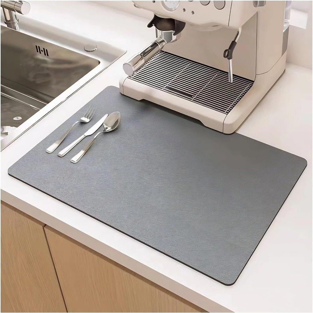 Avtoit | Quick-Dry Kitchen Draining Mat – Ultra Absorbent & Hygienic Diatomite Dish Mat