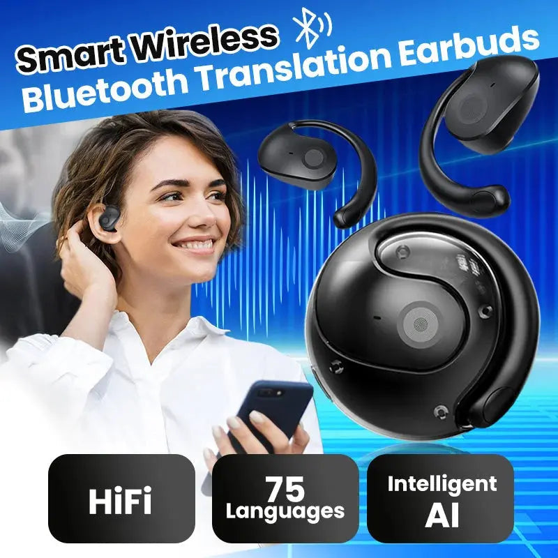 Avtoit | Wireless Bluetooth Translation Earbuds – Real-Time Language Assistance Worldwide
