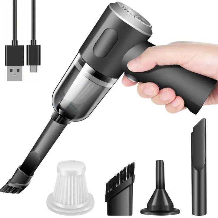 Avtoit | Wireless 3-in-1 Mini Vacuum Cleaner – Vacuuming, Blowing & Brushing in one