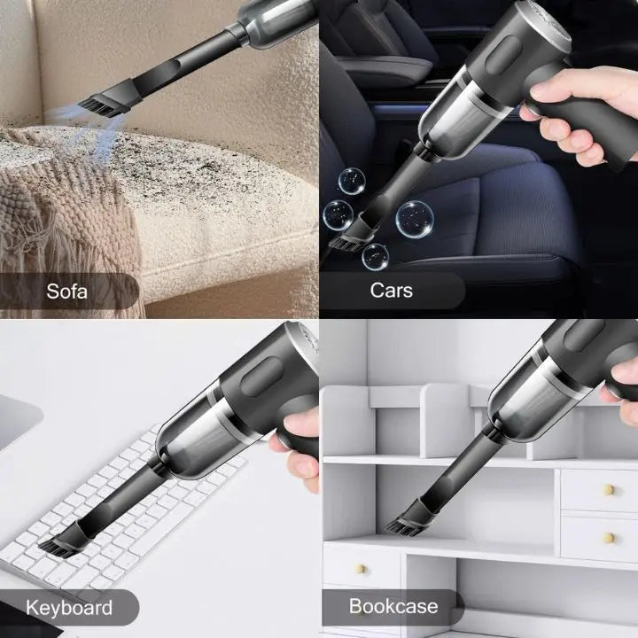 Avtoit | Wireless 3-in-1 Mini Vacuum Cleaner – Vacuuming, Blowing & Brushing in one