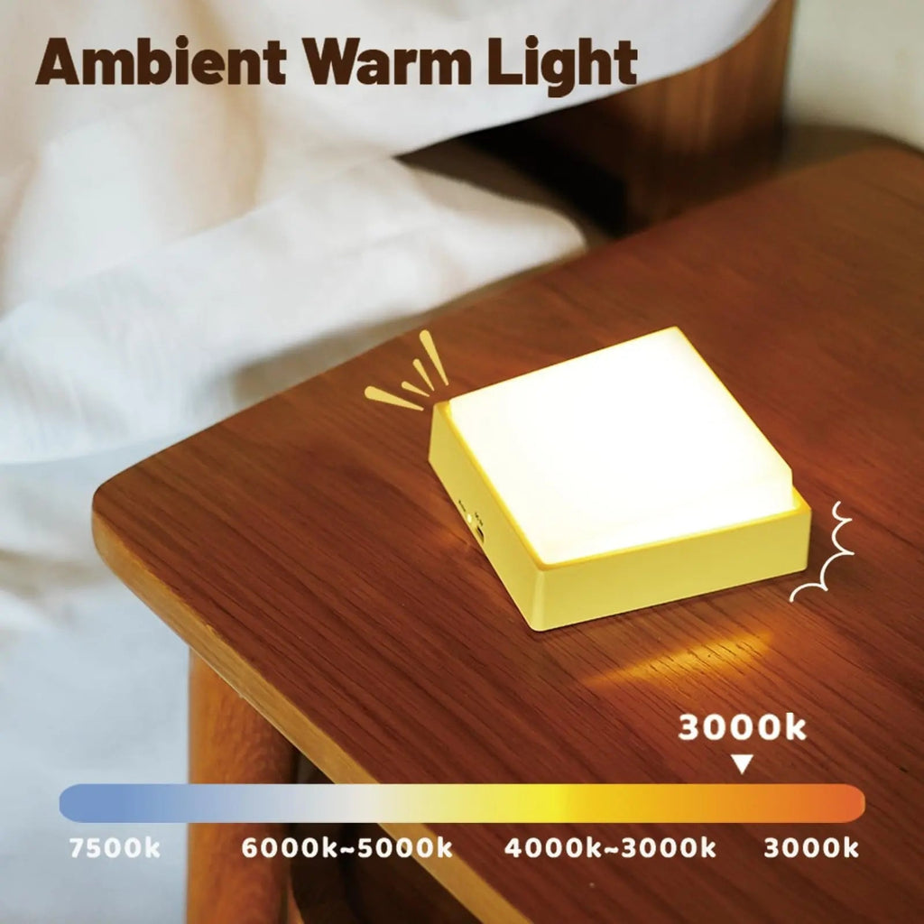 Avtoit | Wireless dimmable night light – Rechargeable with timer & magnet attachment