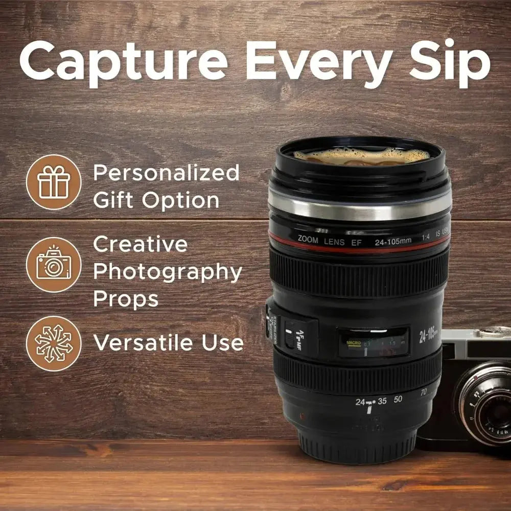 Avtoit | Camera Lens Mug – Insulating and decorative