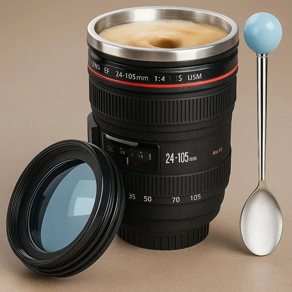 Avtoit | Camera Lens Mug – Insulating and decorative