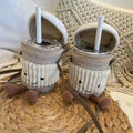 Avtoit | Cute Happy Coffee Mug Holder Plush Bag